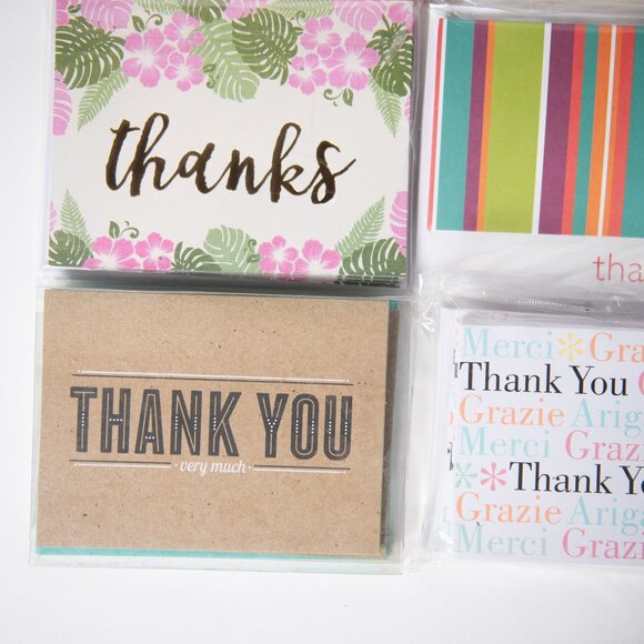 Assorted Lot Bundle 40+ Thank You Cards & Envelopes - Picture 5 of 6